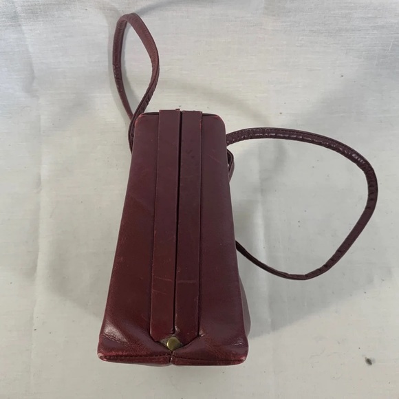 Vintage Maroon Burgundy Small Purse - Picture 4 of 5